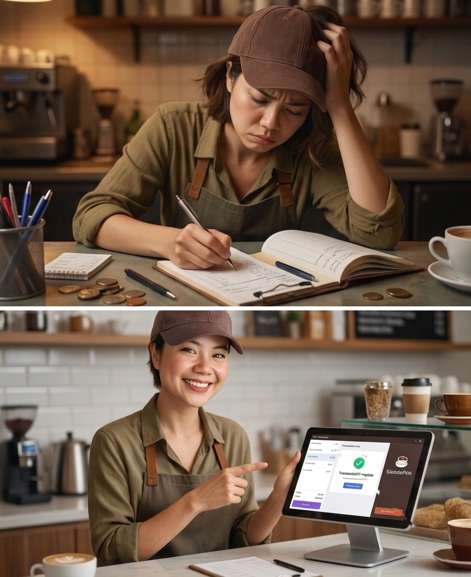 From frustration with manual bookkeeping to smiling with BariztaPOS